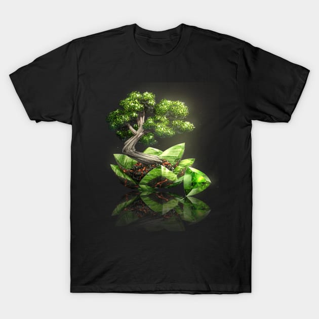 Fantasy Birthstone, August, Peridot T-Shirt by cluseller